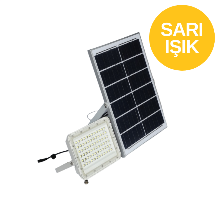 SOLAR PROJEKTÖR 200W SARI IŞIKLI