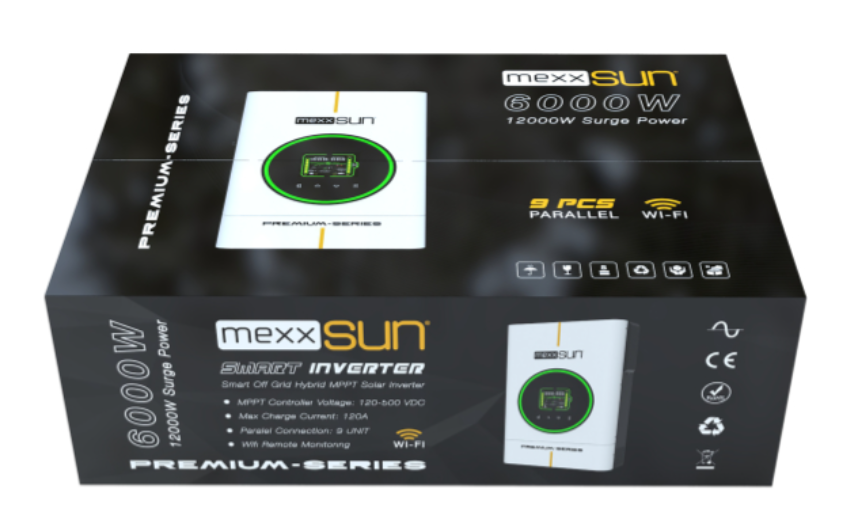 6KW MPPT Wİ-Fİ AKILLI INVERTER (YÜKSEK VOLTAJ)