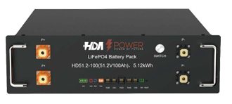 HDA 51.2V LİTYUM BATARYA
