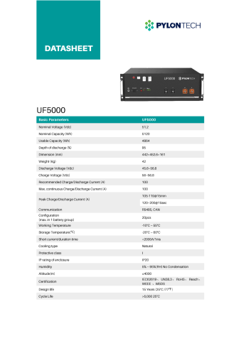 PYLONTECH UF5000  48V LİTYUM BATARYA