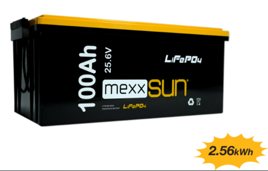 MEXXSUN Lityum Akü 25,6V 100Ah (LiFePo4) 2560Wh
