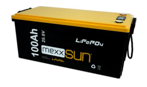 MEXXSUN Lityum Akü 25,6V 100Ah (LiFePo4) 2560Wh