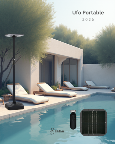 KOALA UFO PORTABLE DİREKLİ SOLAR AYDINLATMA