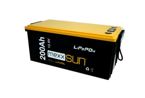 MEXXSUN Lityum Akü 12,8V 200Ah (LiFePo4) 2560Wh