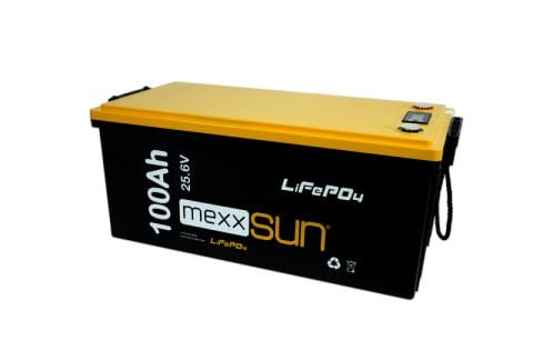 MEXXSUN Lityum Akü 25,6V 100Ah (LiFePo4) 2560Wh