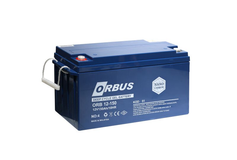 Orbus Jel akü 12V 150Ah