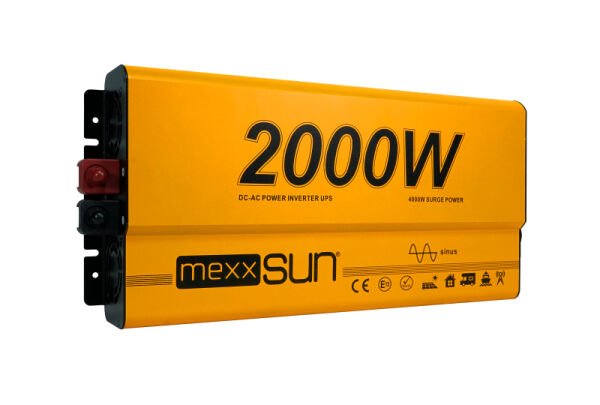 Mexxsun Tam Sinüs UPS Inverter (Remote Ekran) 12V 2000W